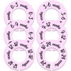 Picture of Pro Goleem Baby Closet Dividers Pink Baby Closet Organizer for Nursery Baby Clothes Size Age Dividers Fits 1.5" Rod 6 PCS