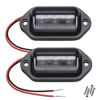 Picture of 2PCS Red LED License Plate Light, 12V-24V DC Waterproof 6-SMD License Plate Lamp Taillight, Universal for Truck SUV Trailer Van RV Boats as Step Courtesy Light, Dome/Cargo Lights or Under Hood Lights