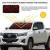 Picture of Windshield Sun Shade Foldable Car Front Window Covers for Car Accessories Sun Heat UV Rays Visor Protector Protection for Universal Cars SUV Truck (Rose)
