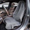 Picture of Leader Accessories Grey Car Seat Cover Front Seats Protector for Gym Workout,Running,Swimming,Beach and Hiking,Waterproof Velvet Bucket Seat Cover for Car Trucks SUV Jeep