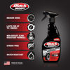 Picture of Black Magic 120230 Tire Trim Plastic Dressing, Medium Shine, Streak-Free, Water Resistant & Non-Greasy Formula for Tires, Trim & Plastic, Lasts Up to 2 Weeks - 16 Fl Oz