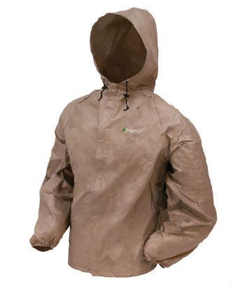 Picture of FROGG TOGGS Men's Ultra-lite2 Waterproof Breathable Rain Jacket, Khaki, Small