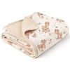 Picture of Konssy Muslin Baby Blankets for Girls Boys, 100% Cotton Crib Blanket for Baby Infant Toddler, Super Soft and Lightweight Nursery Blankets 40"x36" (Deer)