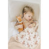 Picture of Konssy Muslin Baby Blankets for Girls Boys, 100% Cotton Crib Blanket for Baby Infant Toddler, Super Soft and Lightweight Nursery Blankets 40"x36" (Deer)