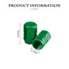 Picture of Fekey&JF 16 PCS Car Tire Valve Stem Caps, Waterproof Airtight Car Wheel Tire Valve Stem Covers Universal for Cars, Bicycles, Trucks, Motorcycles, Car Accessories for Men Women (Green)