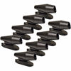 Picture of CITKOU 8Pcs Deer Whistles for Vehicles Wind Activated Black