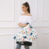 Picture of Carseat Cover Boy and Girls - Multi-use Nursing Car Seat Canopy Cover for Breastfeeding, Infant Stroller Cover, High Chair Cover (Cute Fish)