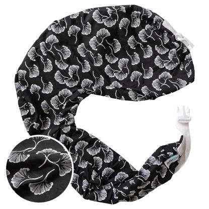 Picture of My Brest Friend Original Nursing Pillow Cover - Slipcovers For Baby - Adjustable Fit, Easy Care, Durable - Original Nursing Pillow Not Included, Black Flowing Fans