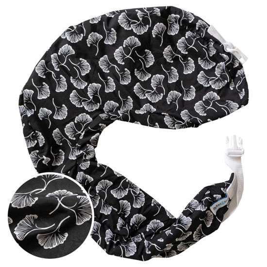 Picture of My Brest Friend Original Nursing Pillow Cover - Slipcovers For Baby - Adjustable Fit, Easy Care, Durable - Original Nursing Pillow Not Included, Black Flowing Fans
