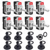 Picture of Toggle Switches 8 Pack 2 Pin ON Off SPST Car Rocker Toggle Switches, 20A Heavy Duty Waterproof Toggle Witch