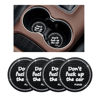 Picture of Ziciner 4 Pack Bling Car Cup Holder Coaster, 2.75 Inch Anti-Slip Auto Insert Cup Coaster, Crystal Car Drink Cup Mat Perfect for Women Girls, Universal Interior Decor Accessories (Black)