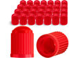 Picture of MEAJOO 30PCS Tire Valve Stem Caps, Corrosion Resistant, with O Rubber Ring, Airtight Seal Heavy Duty Dustproof Tire Valve Stem Covers for Cars, SUV, Trucks, Bikes, Motorcycles, Bicycles(Red)