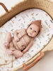 Picture of Stretch Fitted Bassinet Sheet Set BROLEX 2 Pack Cradle Sheets for Bassinet Pad/Mattress,Unisex Boys Girls,Ultra Soft,Starsmoon Balloon