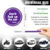 Picture of Ziciner 2 Pack Bling Car Cup Holder Coaster, 2.75 Inch Anti-Slip Auto Insert Cup Coaster, Crystal Car Drink Cup Mat Perfect for Women Girls, Universal Interior Decor Accessories (Dark Purple)