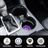 Picture of Ziciner 2 Pack Bling Car Cup Holder Coaster, 2.75 Inch Anti-Slip Auto Insert Cup Coaster, Crystal Car Drink Cup Mat Perfect for Women Girls, Universal Interior Decor Accessories (Dark Purple)
