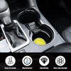 Picture of Ziciner 4 Pack Bling Car Cup Holder Coaster, 2.75 Inch Anti-Slip Auto Insert Cup Coaster, Crystal Car Drink Cup Mat Perfect for Women Girls, Universal Interior Decor Accessories (Yellow)