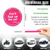 Picture of Ziciner 2 Pack Bling Car Cup Holder Coaster, 2.75 Inch Anti-Slip Auto Insert Cup Coaster, Crystal Car Drink Cup Mat Perfect for Women Girls, Universal Interior Decor Accessories (Rose Red)