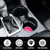 Picture of Ziciner 2 Pack Bling Car Cup Holder Coaster, 2.75 Inch Anti-Slip Auto Insert Cup Coaster, Crystal Car Drink Cup Mat Perfect for Women Girls, Universal Interior Decor Accessories (Rose Red)