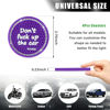 Picture of Ziciner 4 Pack Bling Car Cup Holder Coaster, 2.75 Inch Anti-Slip Auto Insert Cup Coaster, Crystal Car Drink Cup Mat Perfect for Women Girls, Universal Interior Decor Accessories (Dark Purple)