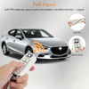 Picture of PIFOOG Key Fob Cover for Mazda TPU Soft Car Smart Keys Case Shell 4 Button Key Full Covers for Mazda 3 6 CX5 CX9 CX3 MX5 Bling Keychain Accessories Girly Women White Silver