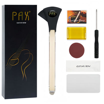Picture of Guitar Bow, 2-in-1 for Guitar, Create Cello and Violin-Like Sounds, Double-Sided Accessory, Dual-Purpose Bowing and Plucking String Tool, Accessories Portable and Great Gift for Guitar Enthusiasts