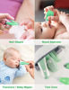 Picture of OTTOLIVES Baby Healthcare and Grooming Kit, 24 in 1 Baby Electric Nail Trimmer Set Newborn Nursery Health Care Set for Newborn Infant Toddlers Baby Boys Girls Kids (0-3 Years+) (Green)