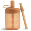 Picture of Moonkie Baby Straw cup | Silicone Toddler Sippy Cup Training Cup with Straw Lid | BPA-Free Drop-Proof Baby Cup | Baby Led Weaning | 6 Months+, 5 oz, 1pack
