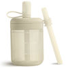 Picture of Moonkie Baby Straw cup | Silicone Toddler Sippy Cup Training Cup with Straw Lid | BPA-Free Drop-Proof Baby Cup | Baby Led Weaning | 6 Months+, 5 oz, 1pack
