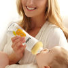 Picture of YOHKOH Natural Glass Baby Bottle with Natural Response Nipple, Newborn Anti-Colic Baby Bottles, Wide Neck Mushroom Cap Baby Bottle, Clear (8.8oz (Pack of 2), Yellow)