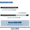 Picture of C1615645 17 inch 20lb/89N Gas Strut Shock Spring Lift Support for Leer Camper Shell Truck Topper Cap Canopy Door Window Toolbox Snugtop Struts Replacement Parts, C16-15645, Set of 2 by AUCLIDIS