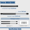 Picture of C16-08053 Lgp8-200-80 20 inch 80lb/356N Gas Strut Shock Spring Lift Support for RV Bed, Underbed Storage, RV Door, Truck Bed Tonneau Cover, Boat Hatch Engine Lid, Tanning Bed, Sl34-80-1, Set of 2