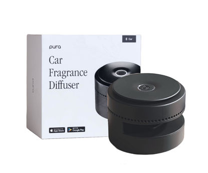 Picture of Pura Car Diffuser - Smart Car Aroma Diffuser for Luxury Fragrances - Car Air Diffuser with USB-C Cable - Auto Start & Start - Adjustable Fragrance Intensity - Fragrances Sold Separately