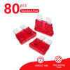 Picture of (80Pcs) 10 Amp Standard Fuse, 10A Car Blade Fuses for Car/RV/Truck/SUV/Motorcycle/Boat