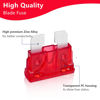 Picture of (80Pcs) 10 Amp Standard Fuse, 10A Car Blade Fuses for Car/RV/Truck/SUV/Motorcycle/Boat