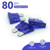 Picture of (80Pcs) 3 Amp Standard Fuse, 3A Car Blade Fuses for Car/RV/Truck/SUV/Motorcycle/Boat