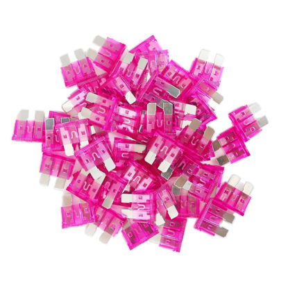 Picture of (80Pcs) 4 Amp Standard Fuse, 4A Car Blade Fuses for Car/RV/Truck/SUV/Motorcycle/Boat
