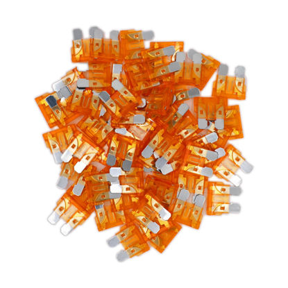 Picture of (80Pcs) 5 Amp Standard Fuse, 5A Car Blade Fuses for Car/RV/Truck/SUV/Motorcycle/Boat