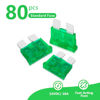 Picture of (80Pcs) 30 Amp Standard Fuse, 30A Car Blade Fuses for Car/RV/Truck/SUV/Motorcycle/Boat