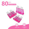 Picture of (80Pcs) 50 Amp Standard Fuse, 50A Car Blade Fuses for Car/RV/Truck/SUV/Motorcycle/Boat