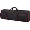 Picture of SNIGJAT 76 Key Keyboard Case Soft (Interior: 48.4"x 18"x6.1"), Padded Piano Case with Handle and Adjustable Shoulder Straps, Keyboard Gig Bag with 3 Pockets for Instrument Parts and Accessories