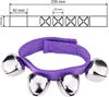 Picture of Augshy Wrist Bells Bracelets, 7 Packs Wrist Band Jingle Bells, 10 Colors Adjustable Hand Ankle Bells Musical Instruments for School Party Favor Toys