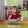 Picture of WeeSprout Silicone Suction Placemats for Babies, Toddlers & Kids, Durable Food Grade Silicone with Non-Slip Suction, Dishwasher Safe, for Dining Table & Restaurants + Travel Case, 2 Pack