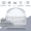 Picture of L RUNNZER Baby Crib Tent Crib Net to Keep Baby in, Pop Up Crib Tent Canopy Keep Baby from Climbing Out (55.2" L x 27.6" W x 51.6" H)