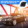 Picture of SHINEHOME Spark Plug Wire Heat Shield Sleeve 2500° Spark Plug Boot Protector Wire Boots Wrap for SBC BBC 350 454 8PCS Spark Plug Wire Covers