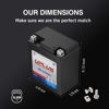 Picture of UPLUS YTX7L-BS Motorcycle ATV Battery, EB7-3 Maintenance Free 12V 6AH SLA Batteries Snowmobile Scooter AGM Battery, Replacement for YTX7L-4, LTX7L-BS,NTX7L-BS,FTX7L-BS,ETX7L-BS,CTX7L-BS,GTX7L-BS,GSX7L
