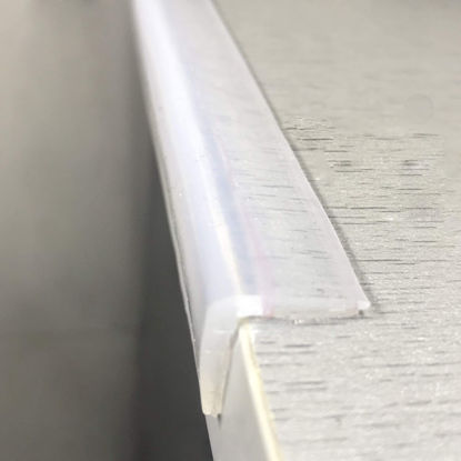 Picture of Edge Protector 100% Silicone, Baby Proofing Clear Table Corners Guards, Pre-Taped Adhesive Soft for Kids Proof Safety, Wall Furniture Bumper