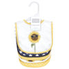 Picture of Hudson Baby Unisex Baby Cotton Bibs, Sunflower, One Size