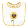 Picture of Hudson Baby Unisex Baby Cotton Bibs, Sunflower, One Size