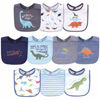 Picture of Hudson Baby Unisex Baby Cotton Bibs, Dino, One Size