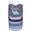 Picture of Hudson Baby Unisex Baby Cotton Bibs, Dino, One Size